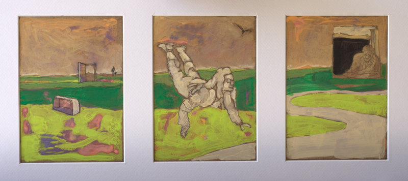 phylactère 5 - tempera - 53x26